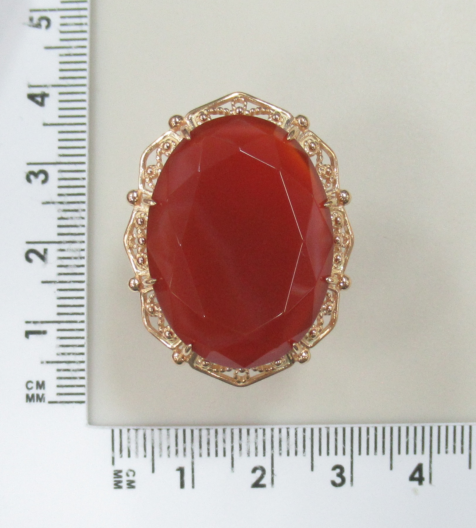 Серебряное кольцо с агатом